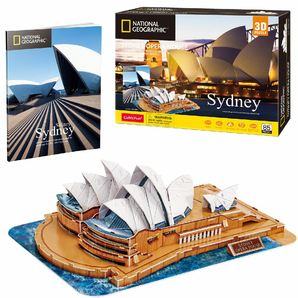 Puzzle 3D z Sydney – Łatwe w montażu bez użycia kleju