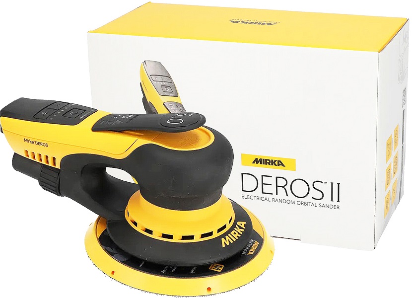Szlifierka Mirka DEROS II 650 – Nowa generacja szlifierki mimośrodowej