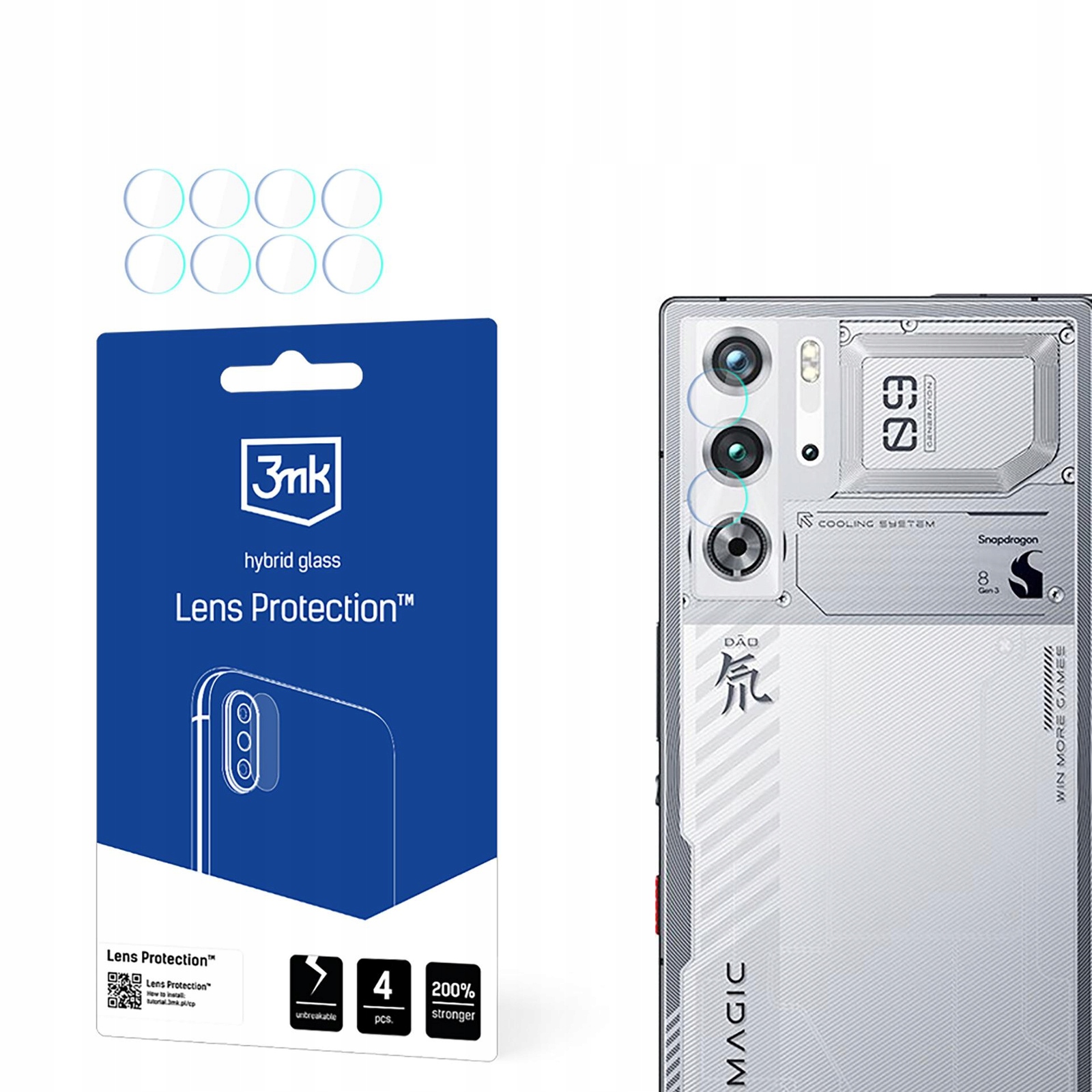 NUBIA RED MAGIC 9S PRO+ - Ochrona obiektywu z 3MK Lens Protection