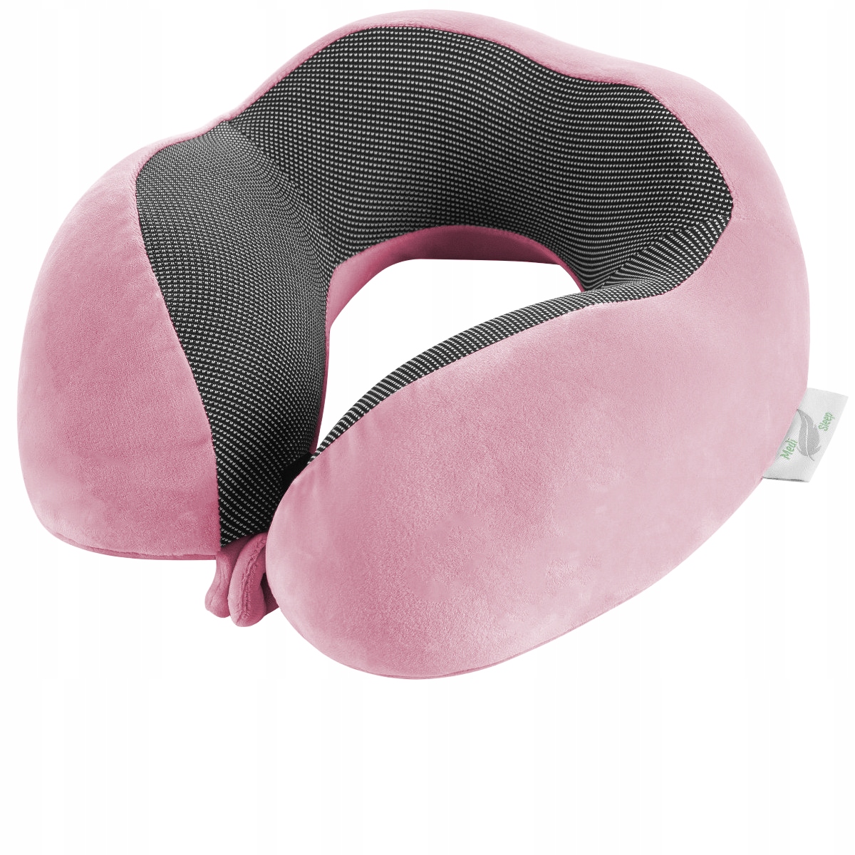 Poduszka turystyczna różowa do spania – idealny rogal na szyję do samochodu