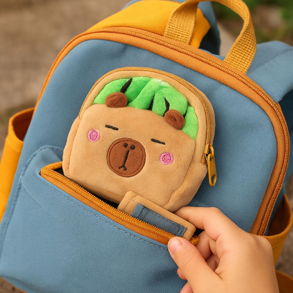 Kompaktowe wymiary 9,5 x 8 cm – idealny do torebki i plecaka