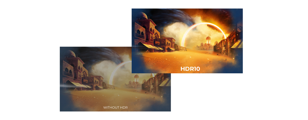 Wsparcie dla HDR10 – realistyczne doświadczenia wizualne