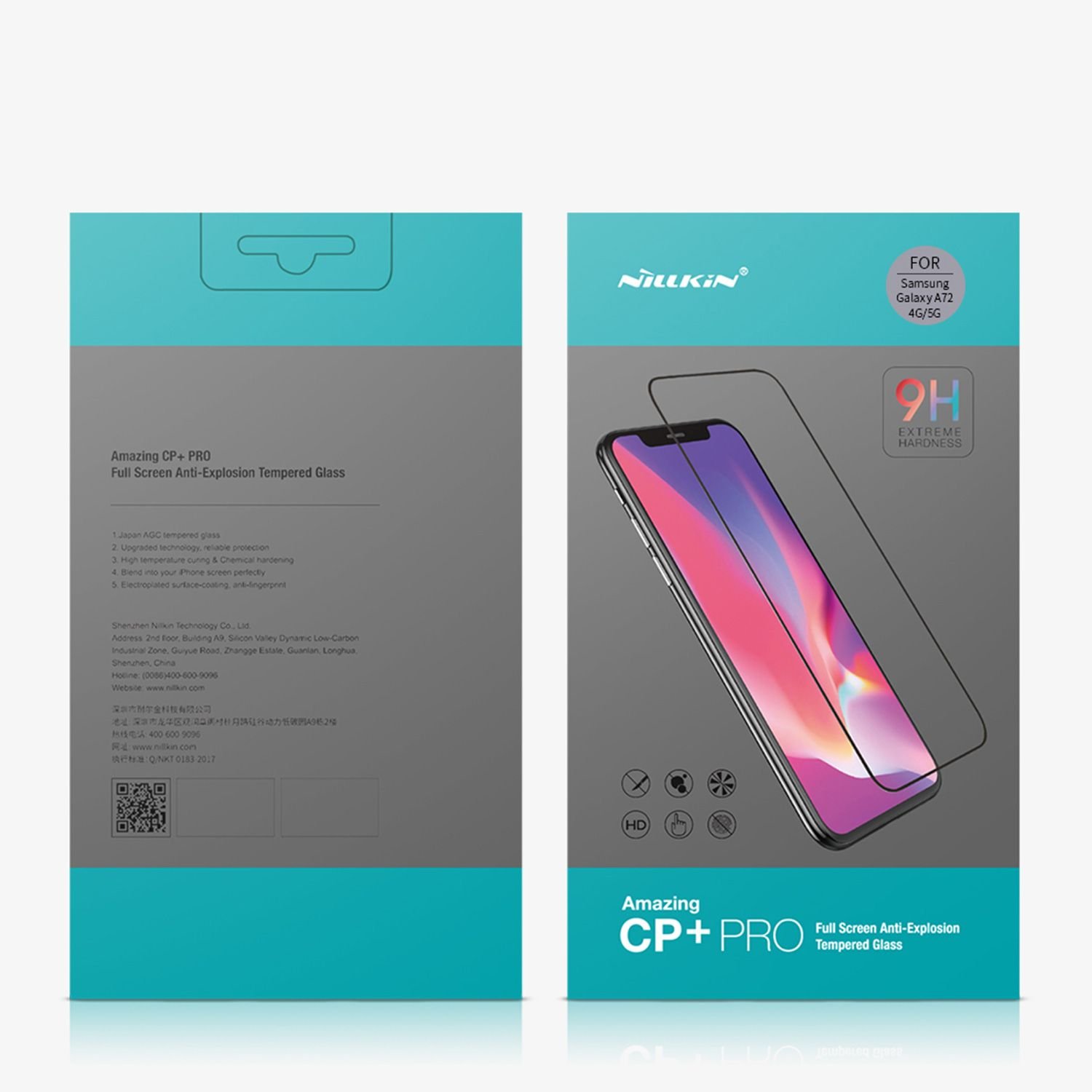 Szkło NILLKIN CP+ PRO dla Samsung Galaxy A72 4G/5G - Seria CP+ PRO - świetna jakość, idelne dopasowanie oraz prosta aplikacja