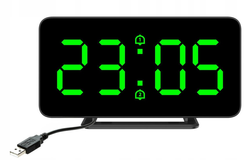 Zegar budzik zasilany sieciowo – niezawodne działanie