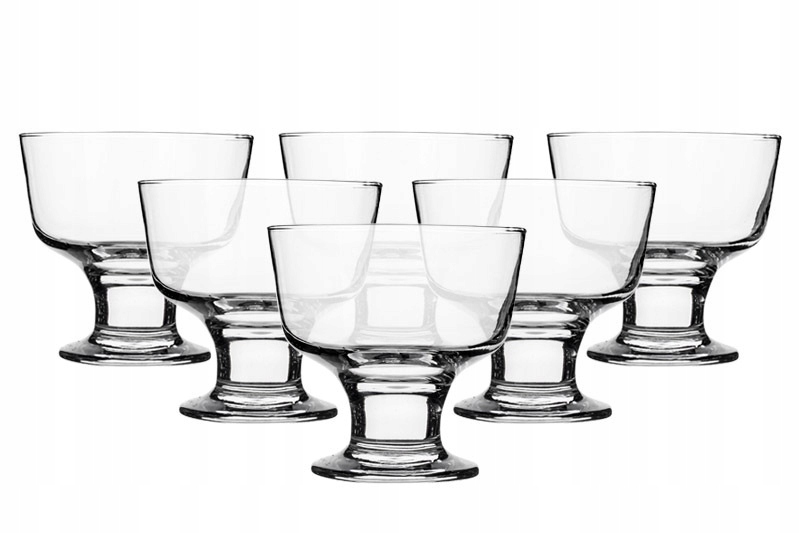 Zestaw Pucharków LAV Destina 6 szt. – Idealne do serwowania lodów i deserów