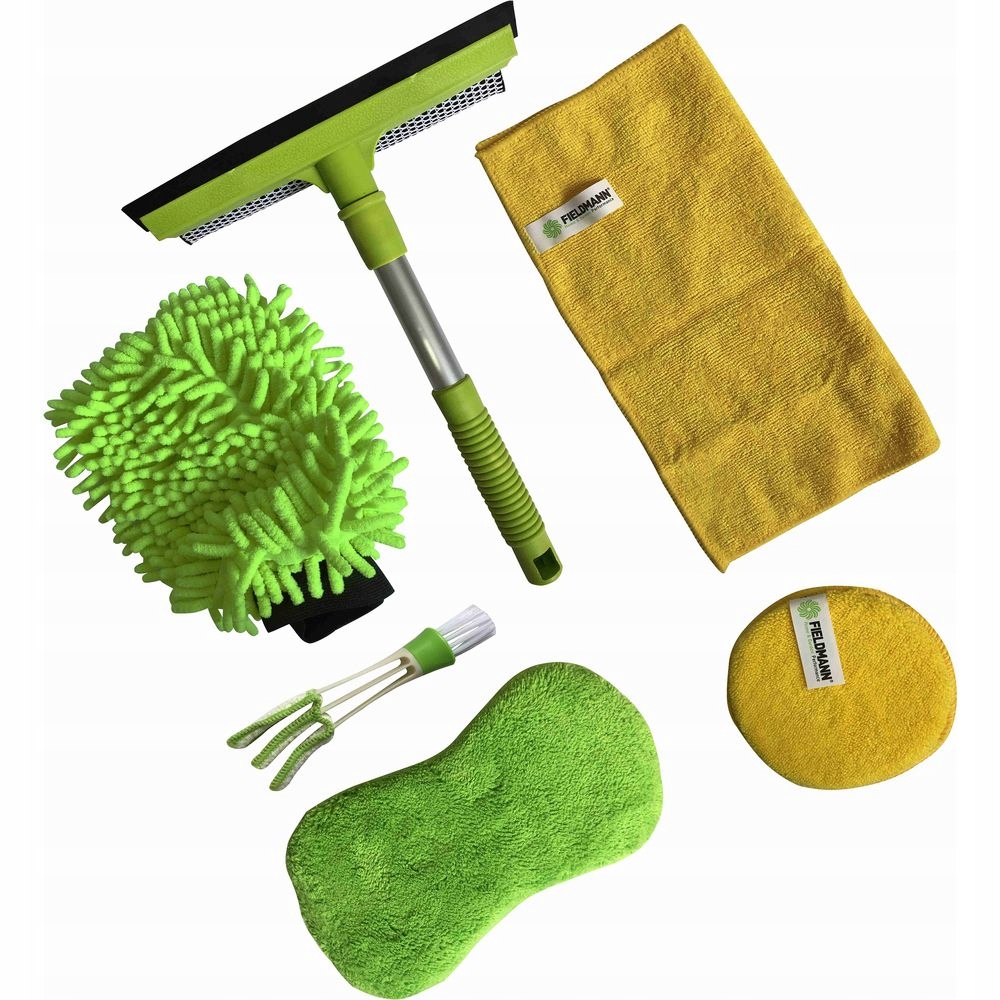 Zawartość zestawu – 6 niezbędnych akcesoriów do czyszczenia