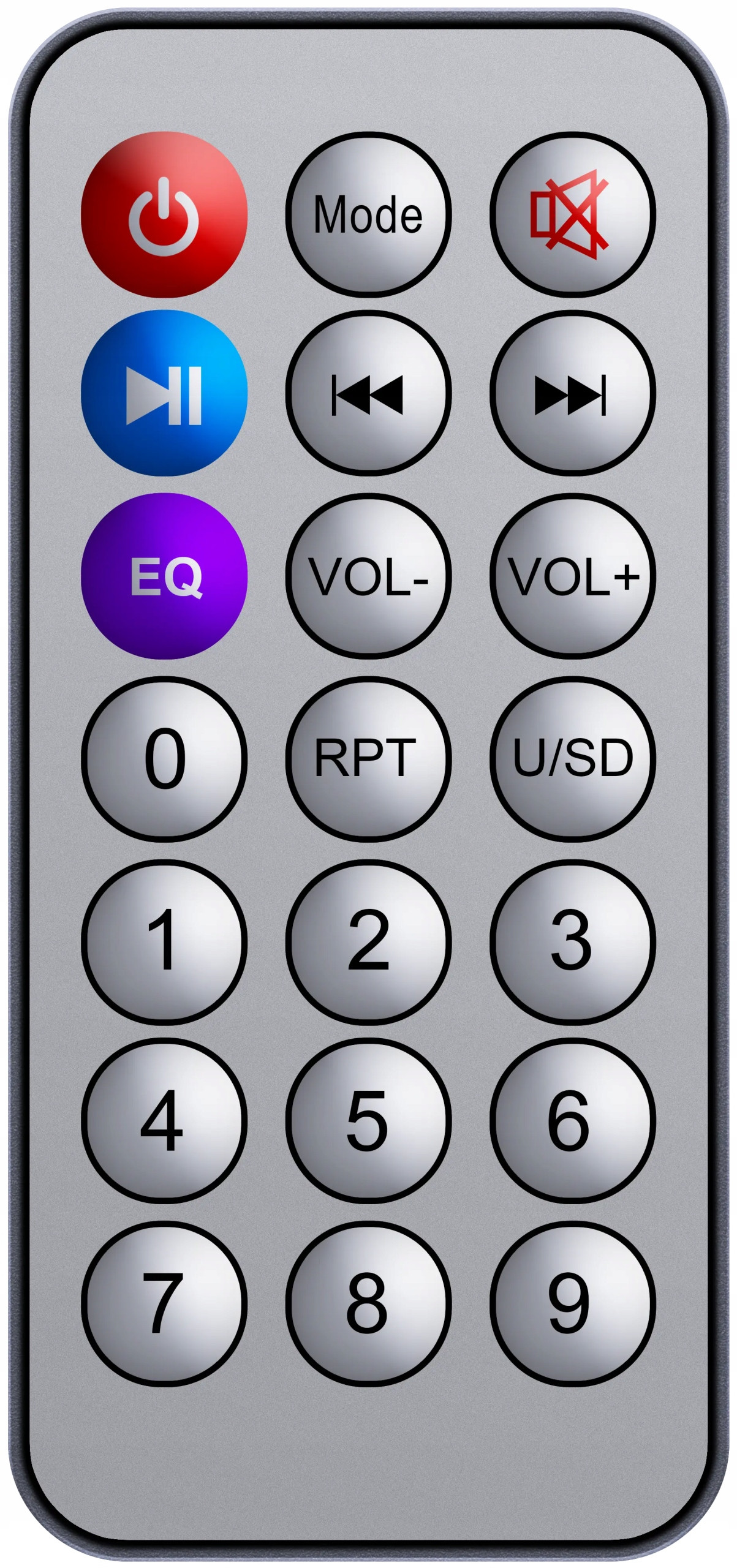 Funkcje odtwarzania MP3, FM, SD, USB i AUX