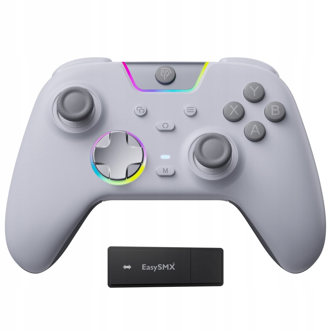 Precyzyjny 8-kierunkowy D-pad z metalowymi kopułkami