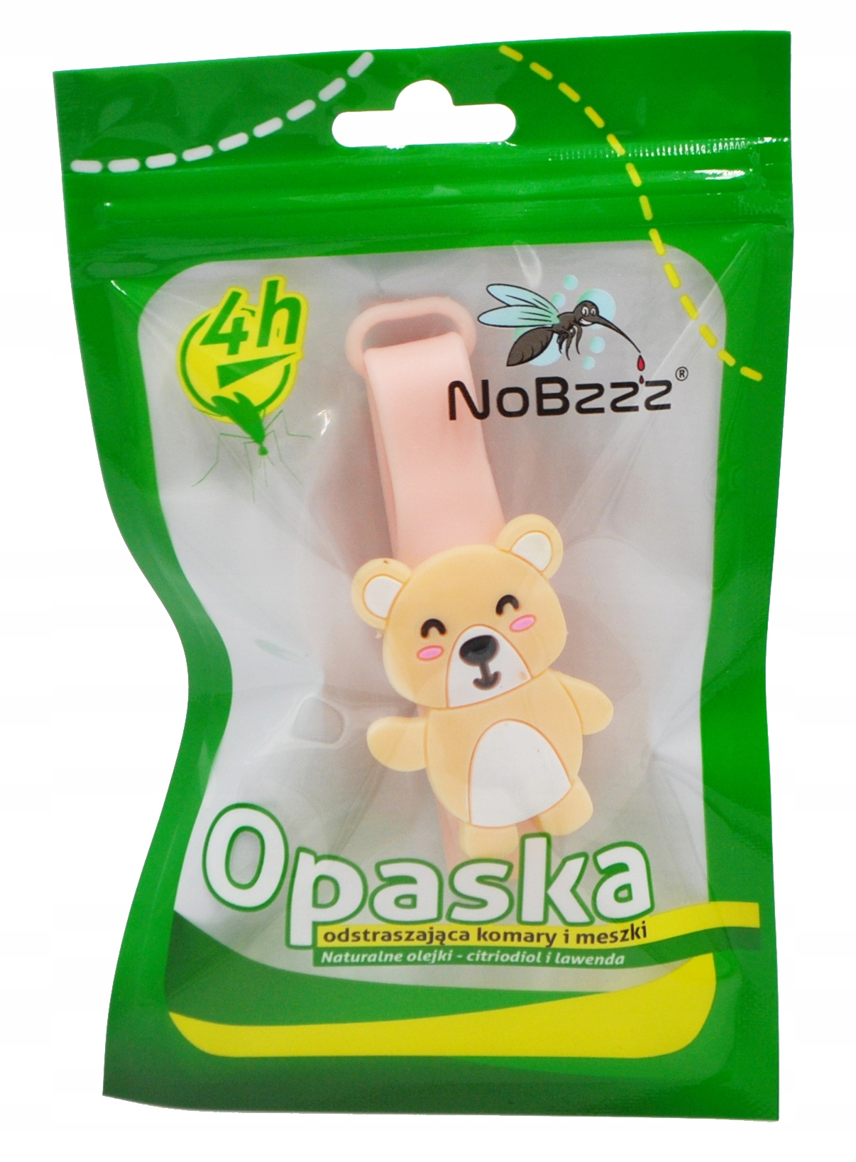 NoBzzz OPASKA NA KOMARY i MESZKI DLA DZIECI Miś – Naturalna ochrona przed owadami
