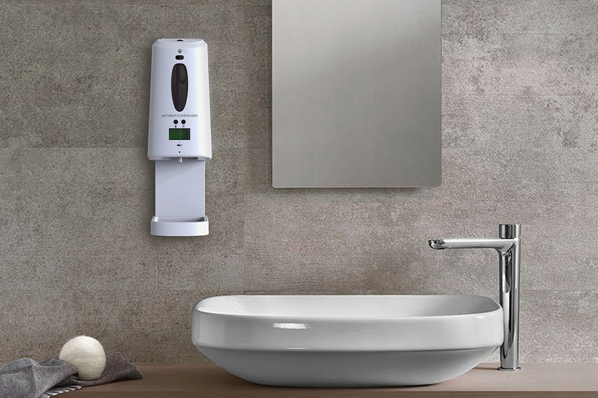 Bezdotykowe dozowanie płynów dezynfekujących