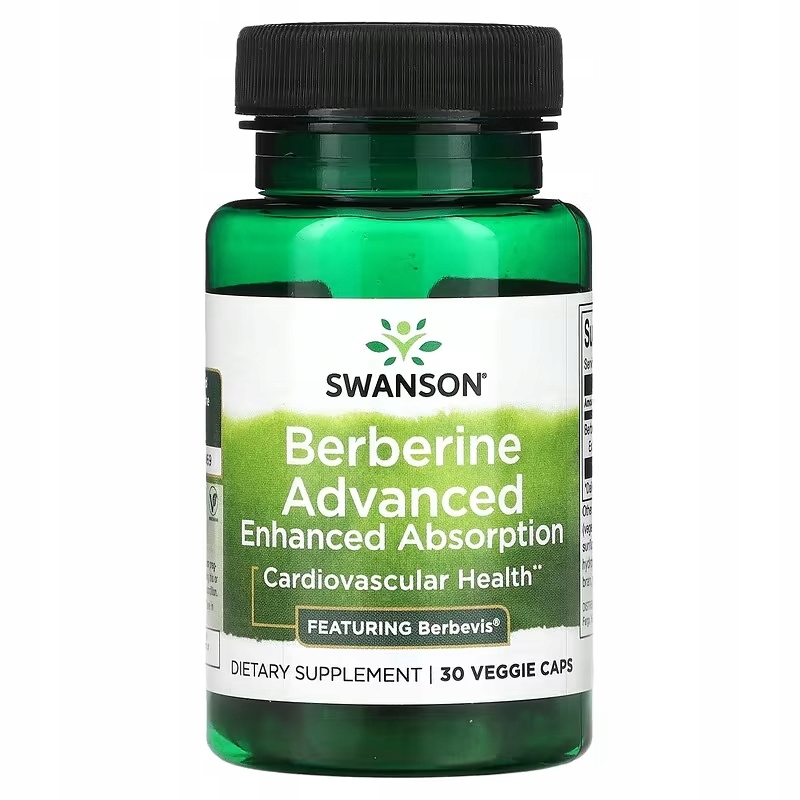 Skład i zalecane dawkowanie SWANSON Berberine Advanced 500mg