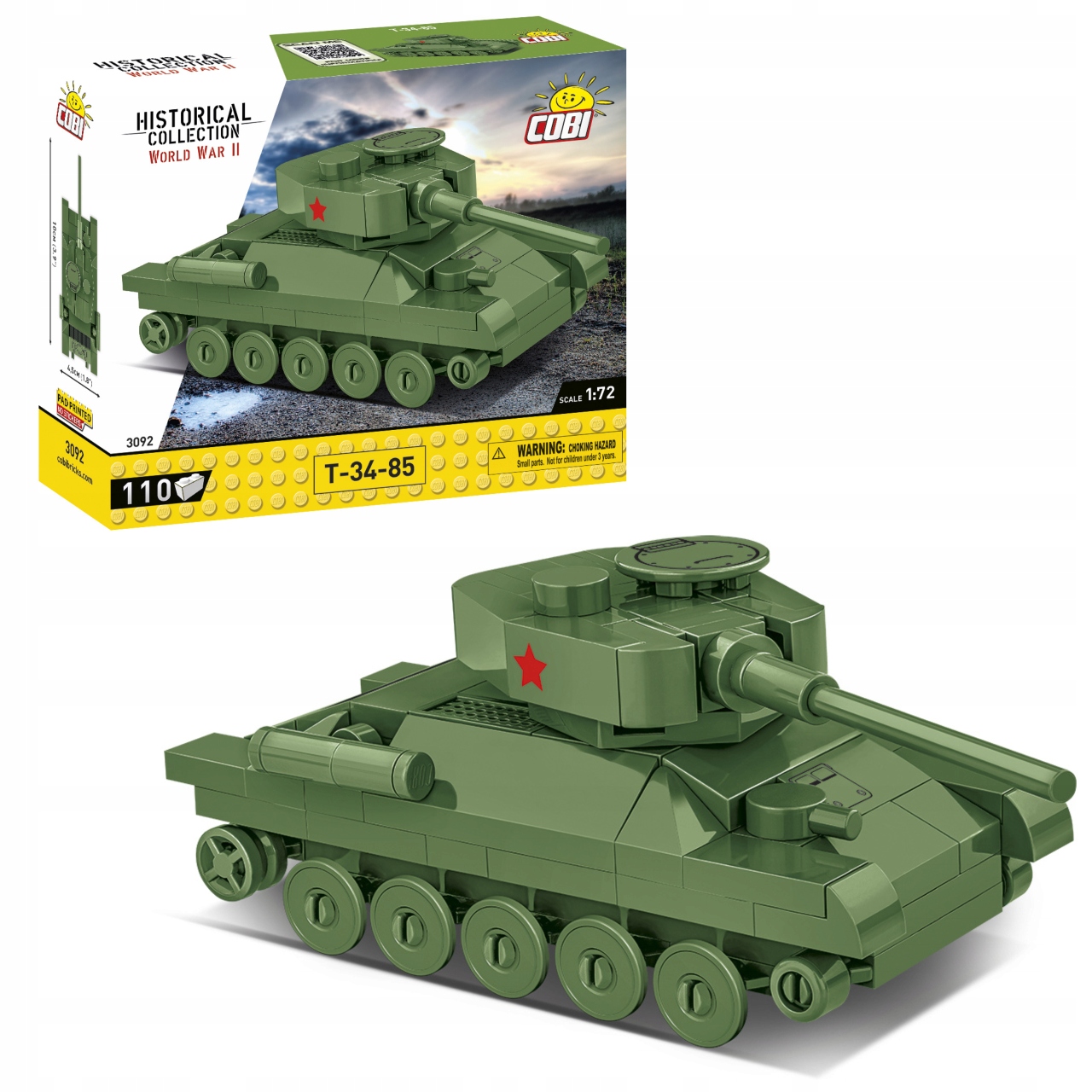 Cobi Klocki Historical Collection T-34-85 – Historia w Twoich rękach
