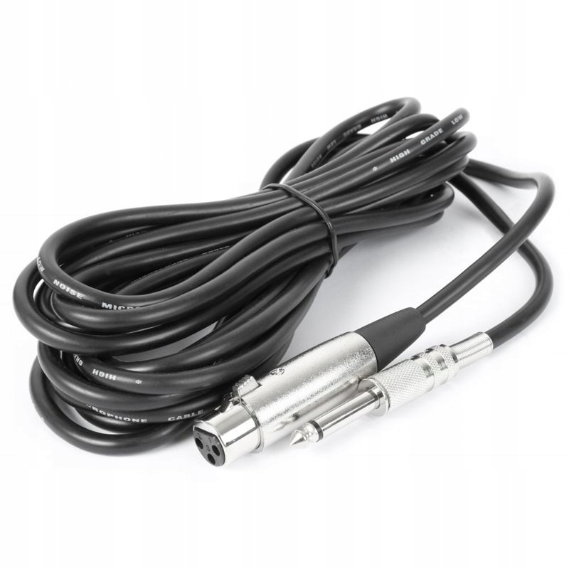 Złącza mikrofonowe: XLR i jack 6,3 mm