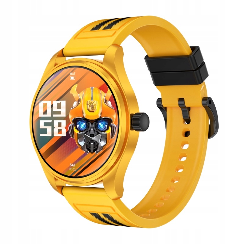 Maxcom SmartWatch Transformers TF20 Żółty – Idealny smartwatch dla dzieci