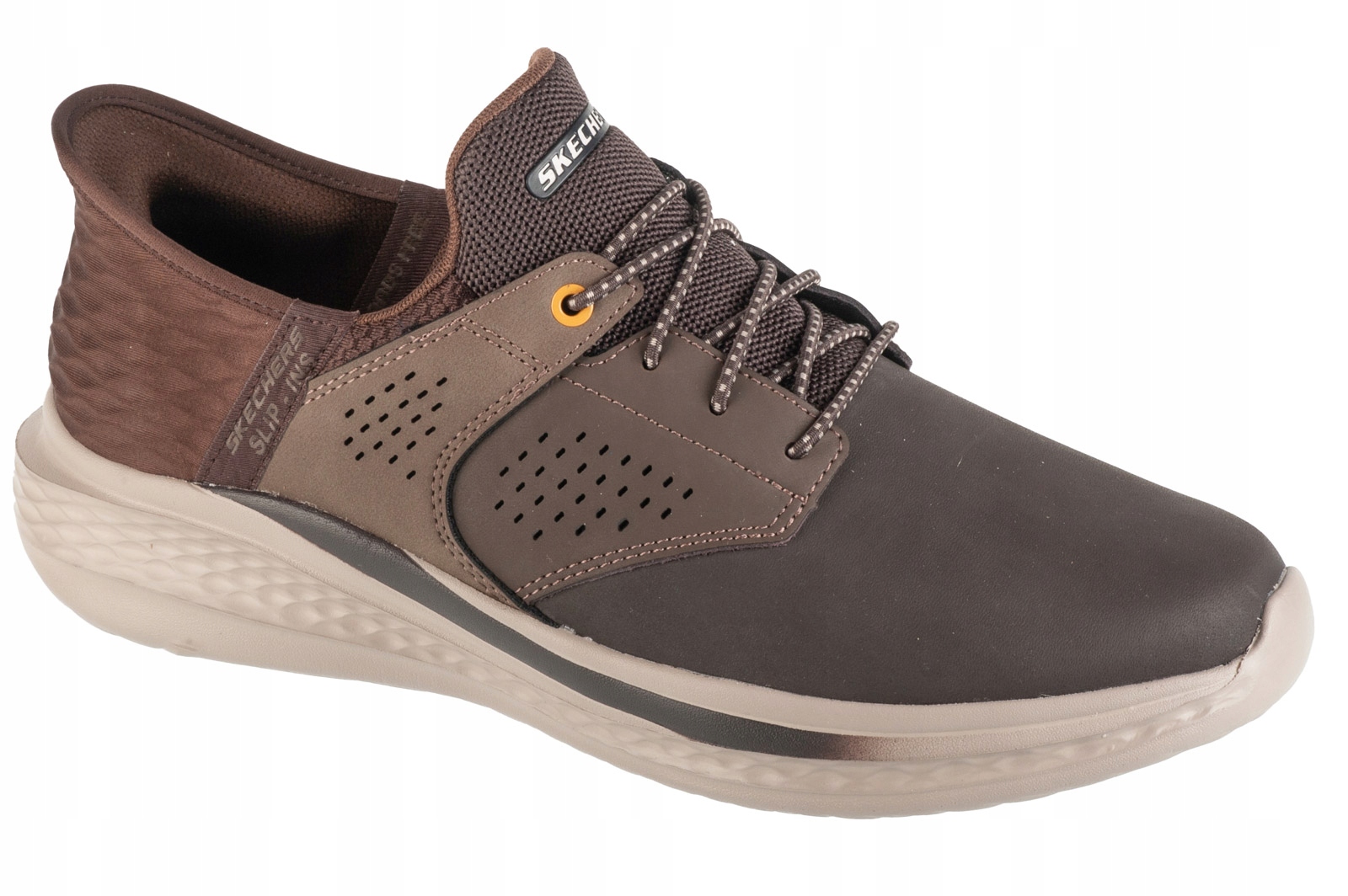 Skechers męskie sneakersy SLADE-MACKLIN 210890 CHOC – Komfort i styl na co dzień