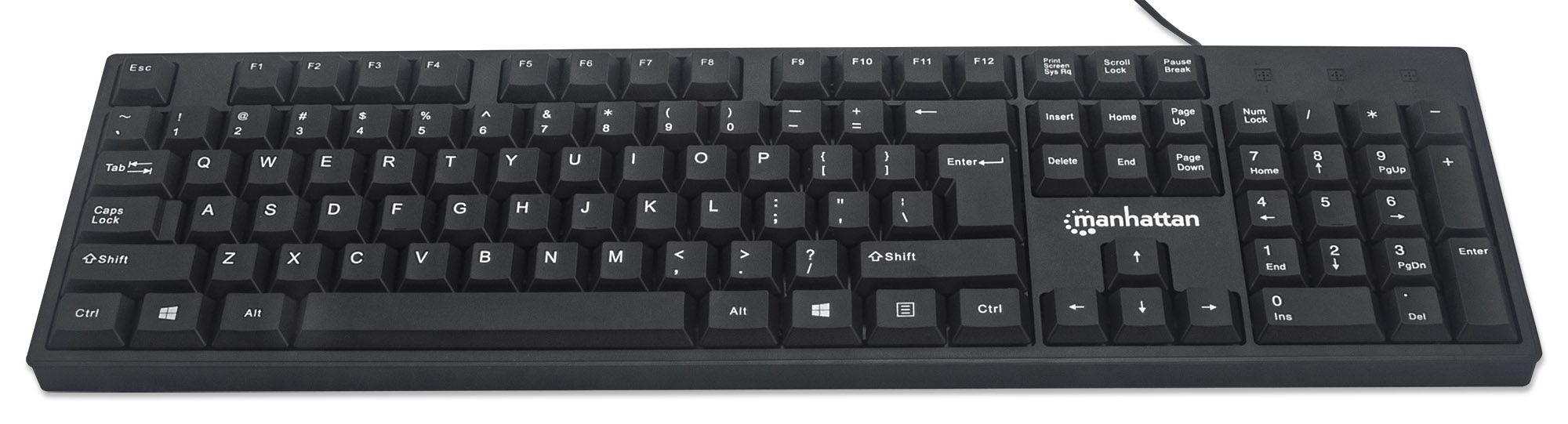 Klawiatura USB QWERTY 179324 – Wydajność i komfort w jednym