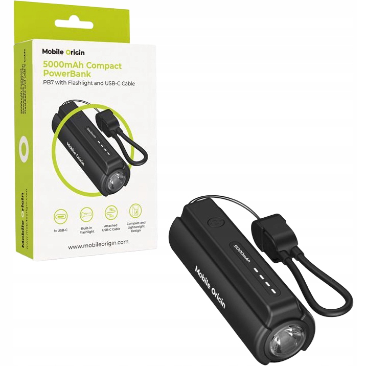 PowerBank Mobilny 5000mAh PB7 – Twoje źródło energii w każdej sytuacji