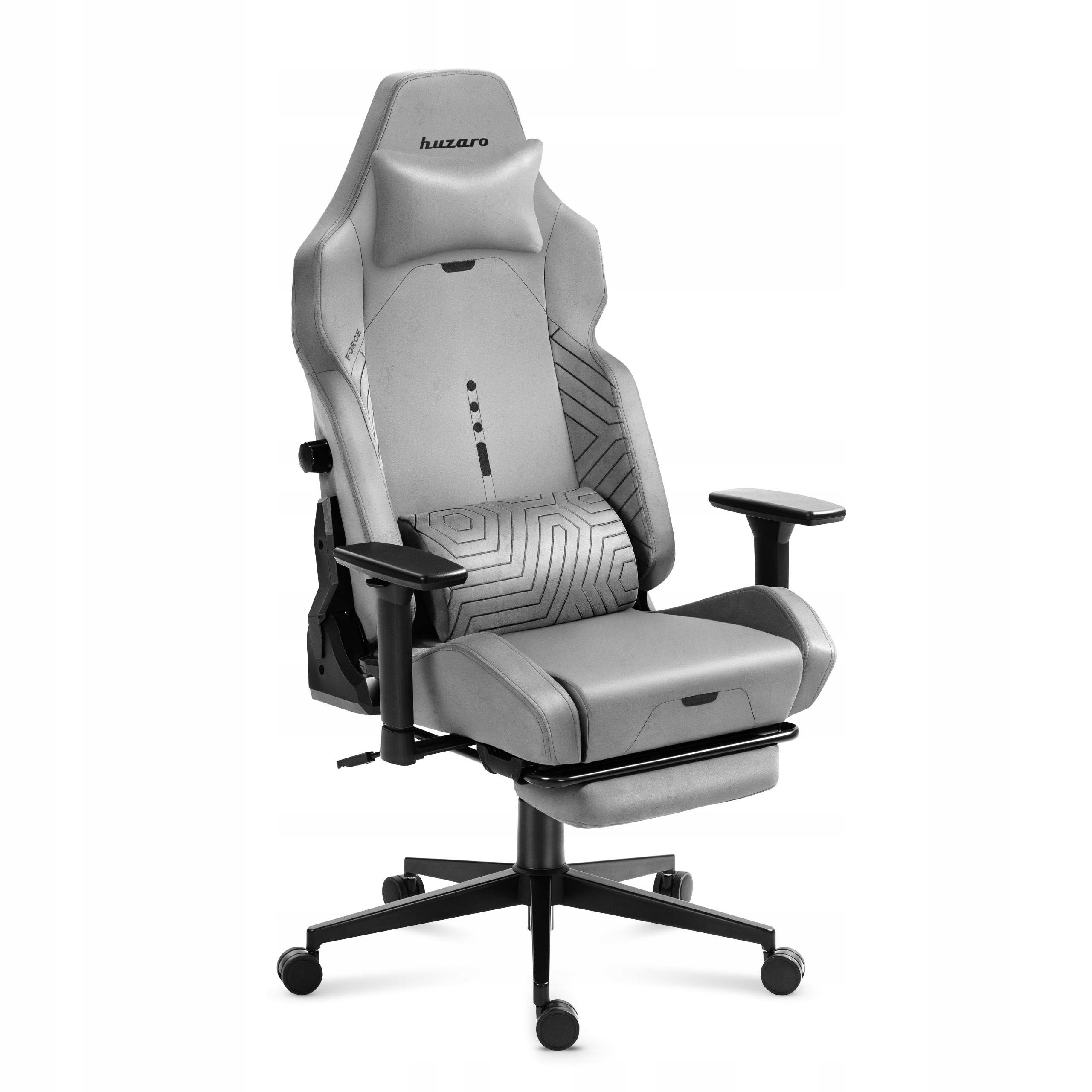 Fotel gamingowy Huzaro Force 8.1 Grey – Komfort i styl w biurze