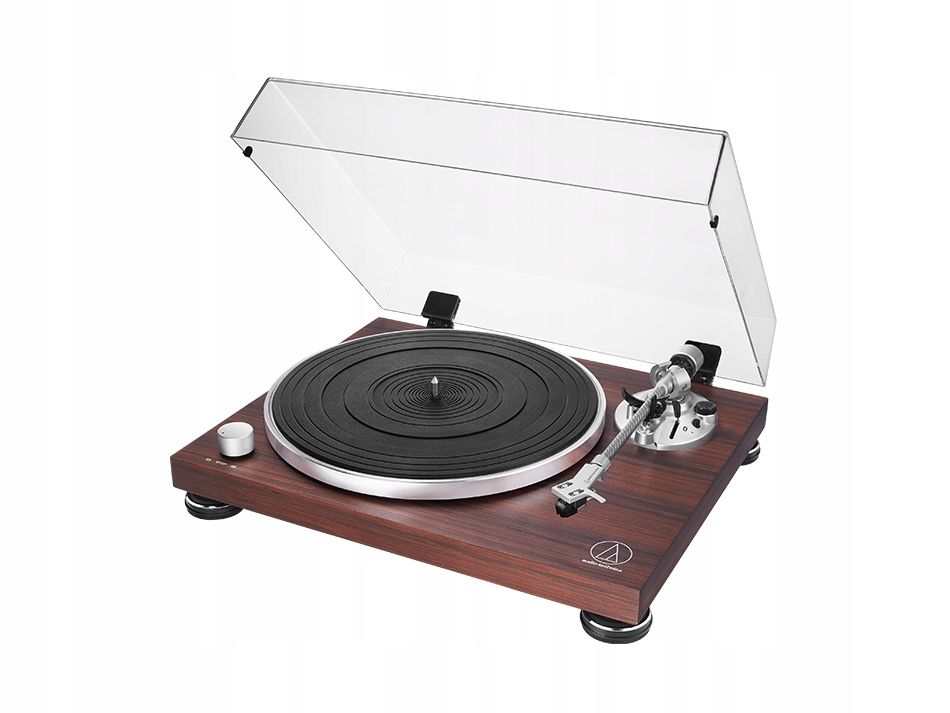 Manualny gramofon z napędem paskowym
