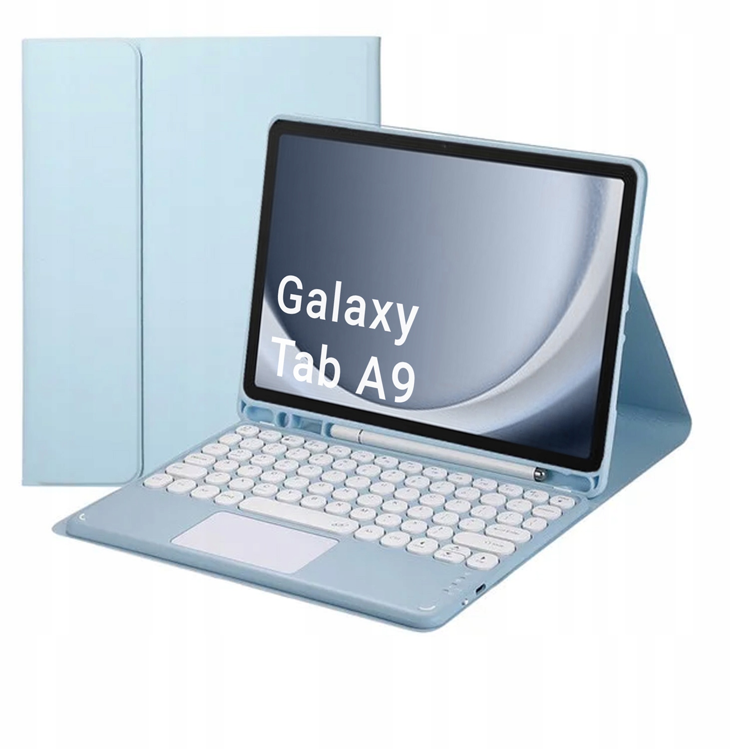 Etui z klawiaturą Bluetooth touchpad do Samsung Galaxy Tab A9 8.7 CFX110 – Wygodne i funkcjonalne rozwiązanie