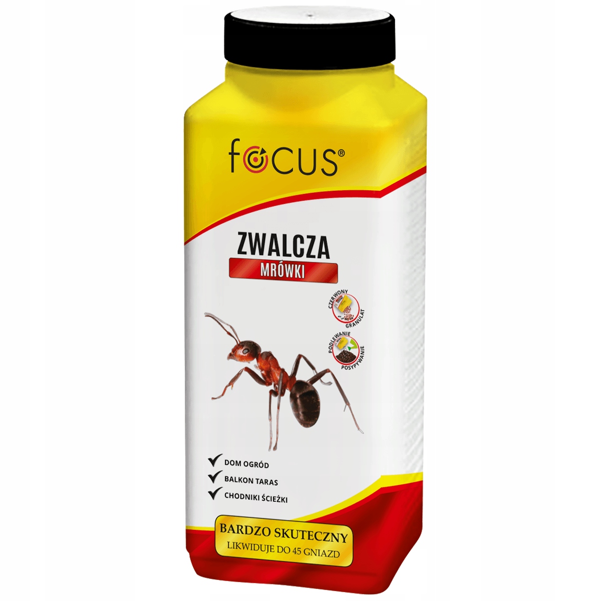 Granulat zwalcza mrówki Focus 900g – Skuteczny sposób na niechciane owady