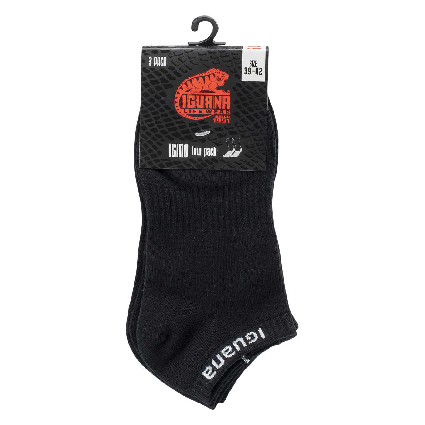 Skarpety do kostki bawełniane Iguana Igino Low 3 Pack – Komfort i styl na co dzień