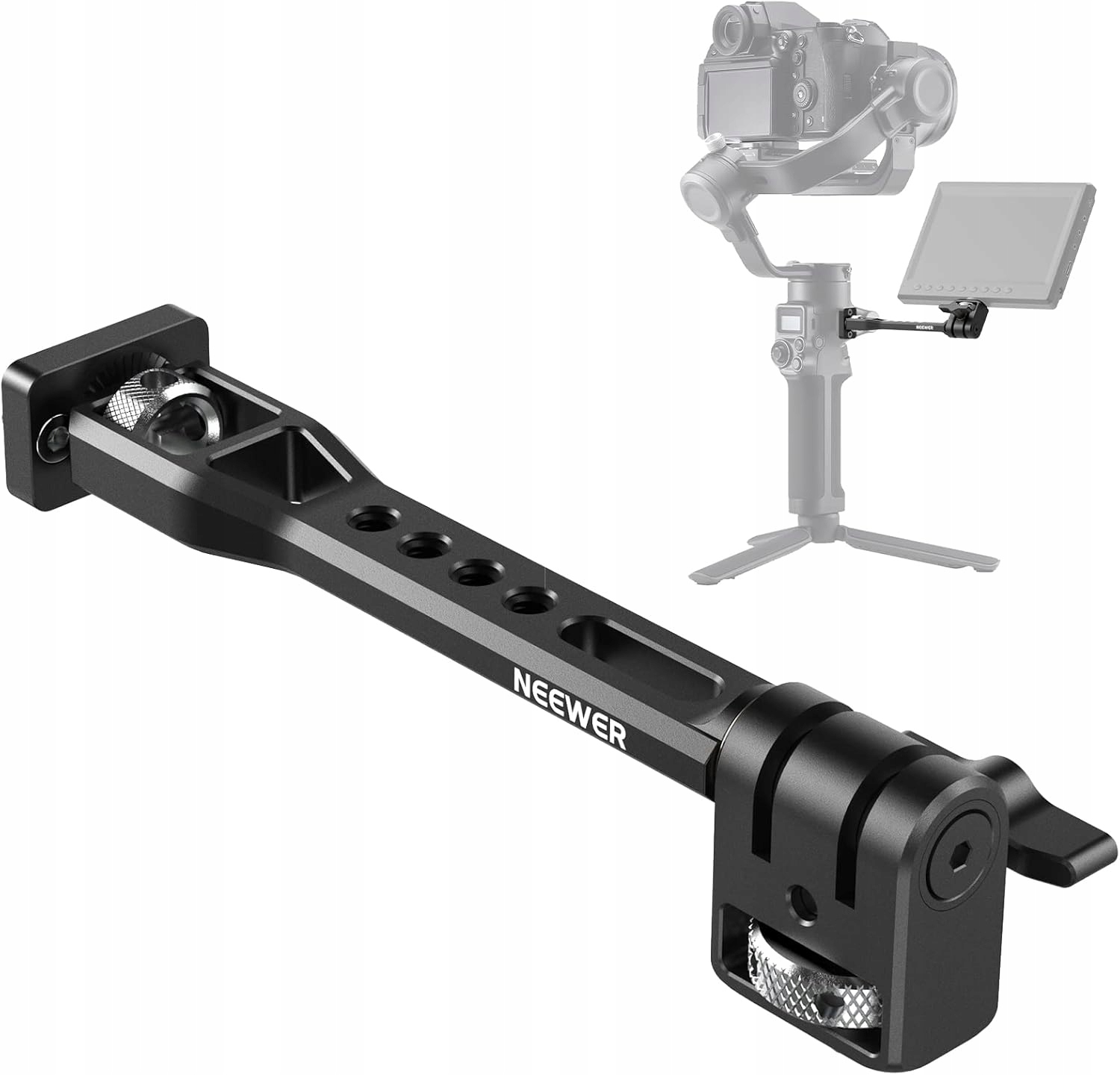 Uchwyt Grip Rączka Mocowanie do DJI Ronin ZHIYUN MOZA na Monitor LCD NEEWER – Idealne wsparcie dla Twojego gimbala