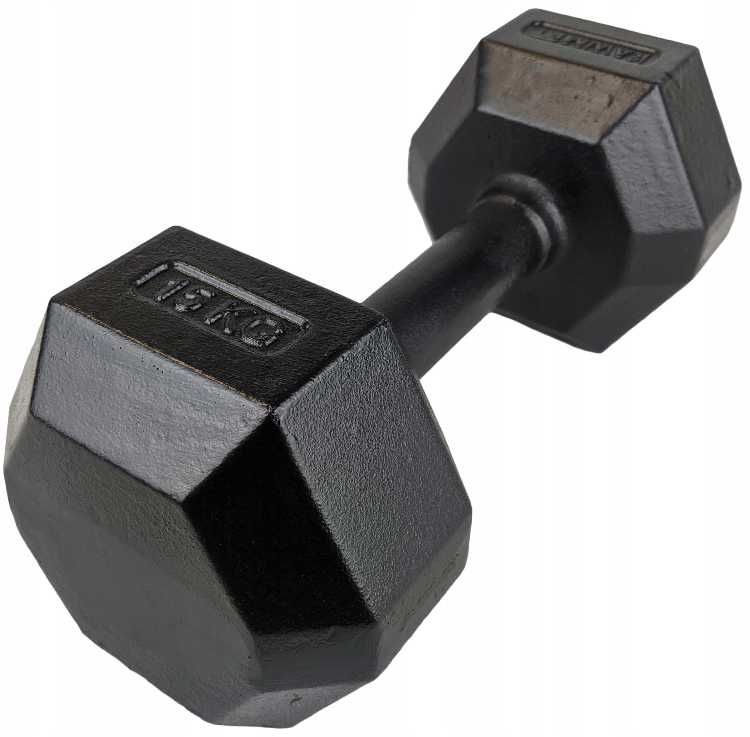 Hantel Hex żeliwny 1 x 15 kg – Idealny wybór dla Twojej siłowni