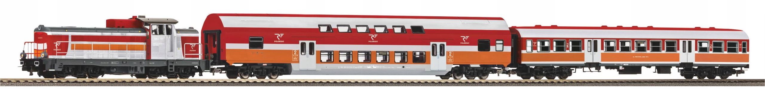 Lokomotywa spalinowa SM42-583 z oświetleniem LED