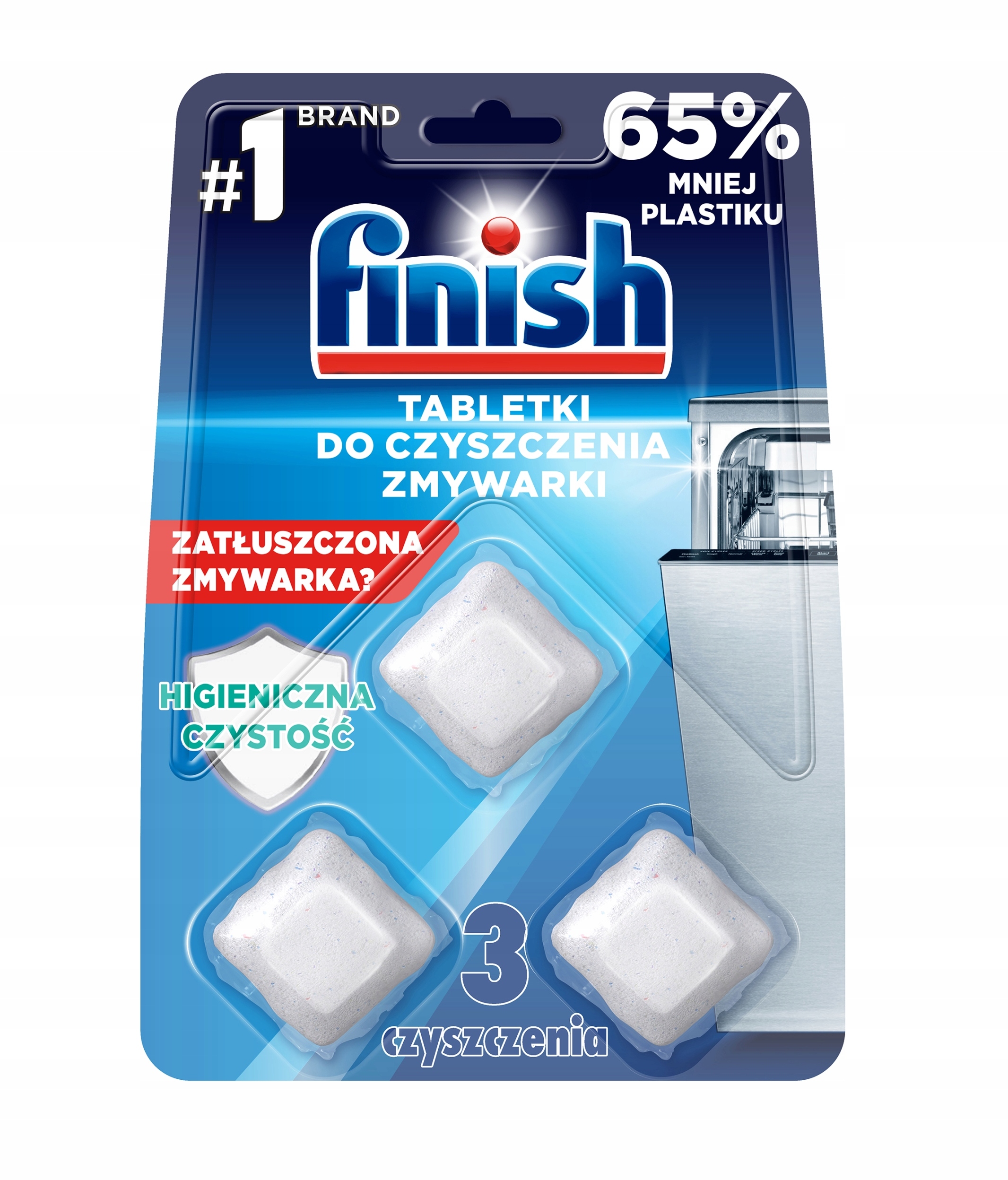 Higieniczna czystość zmywarki z Finish