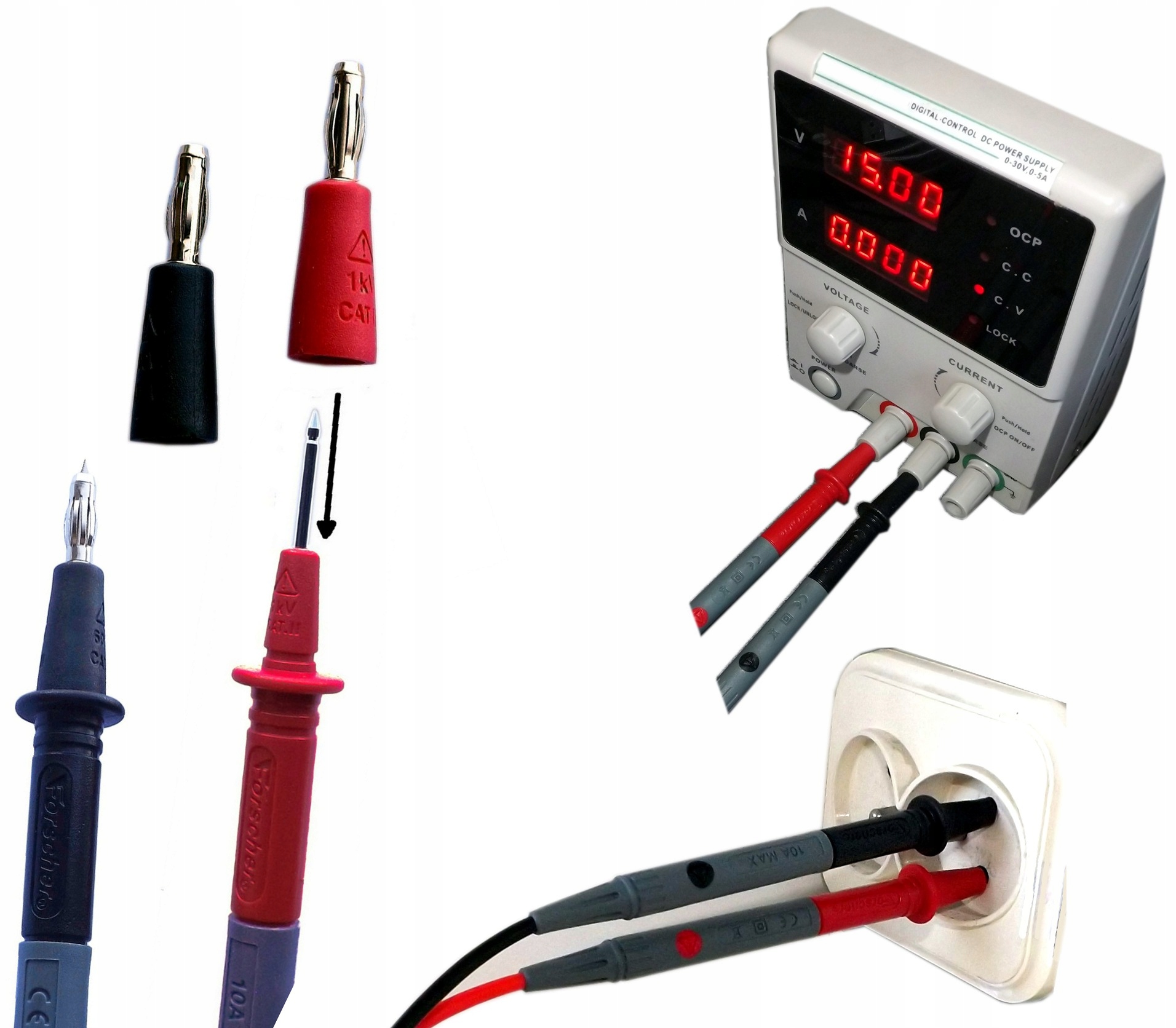 Miernik Uniwersalny z Pomiarem True RMS – Multimetr Cyfrowy Forscher FS705