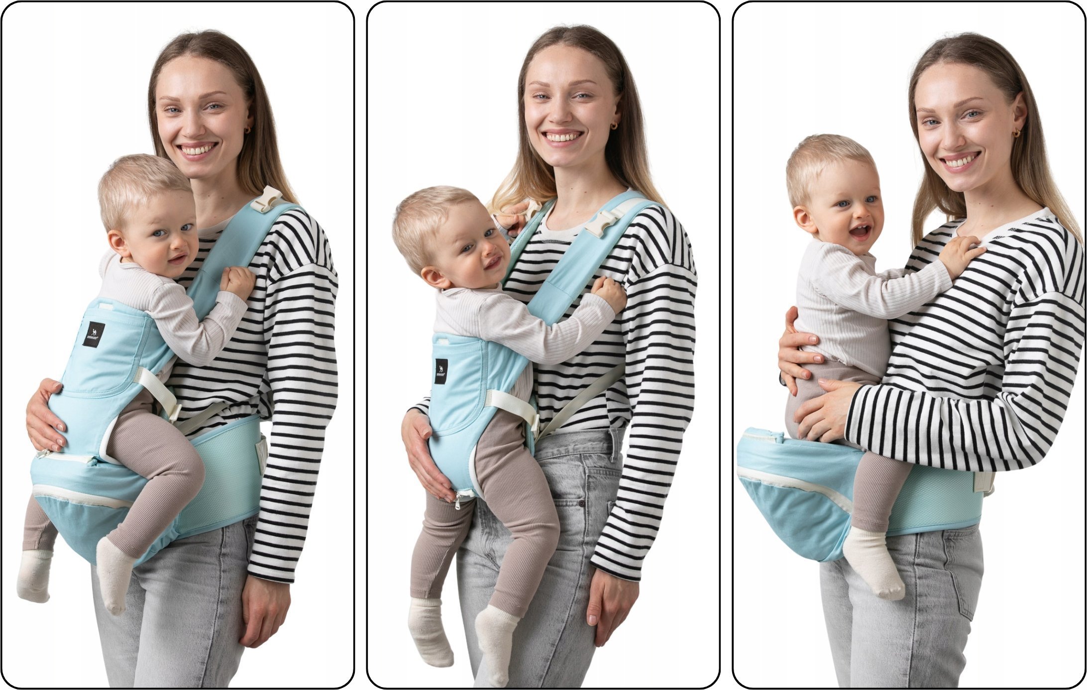 Nosidełko dla Dziecka 9w1 Nosidło Ergonomiczne Biodrowe 100% Bawełna EAN (GTIN) 5901779658681