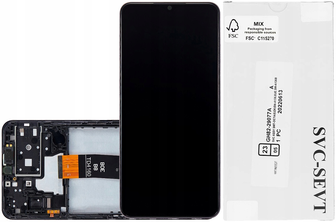 Wyświetlacz Oryginalny w Ramce do Samsung Galaxy A13 5G – Idealne rozwiązanie dla Twojego smartfona