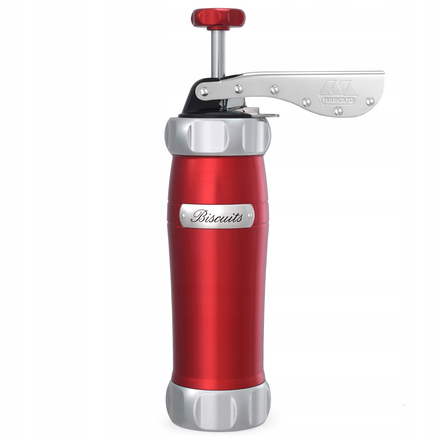 Maszynka do ciastek Marcato Biscuits czerwona – Twój klucz do domowych wypieków