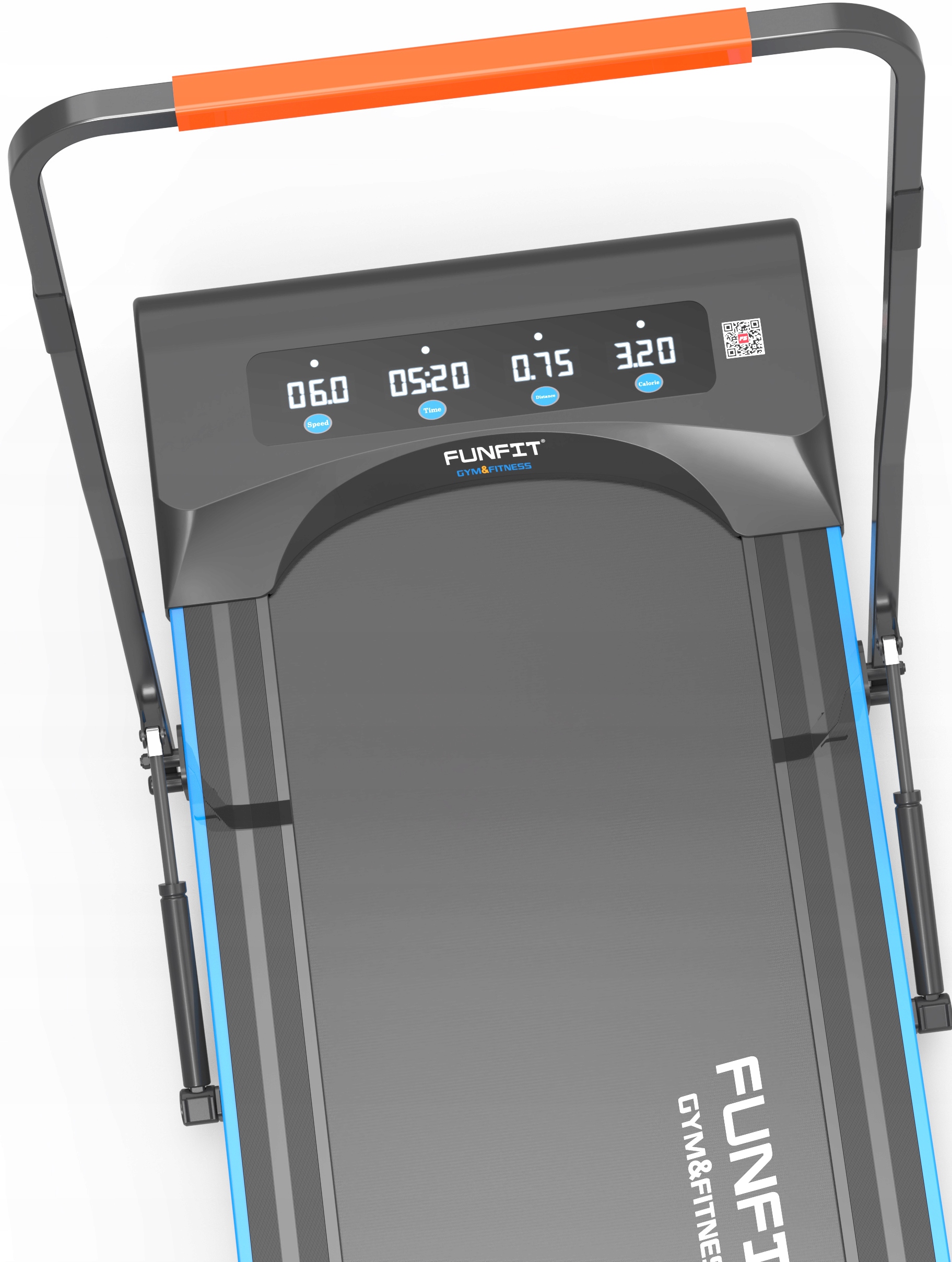 Monitoring spalanych kalorii, prędkości i dystansu
