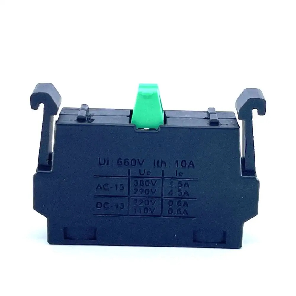 Kolor i design – zielony element stykowy