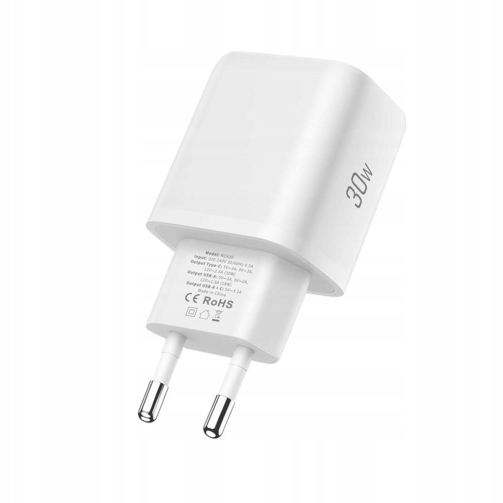 Wysoka moc ładowania: 30W przez USB-C i 18W przez USB-A