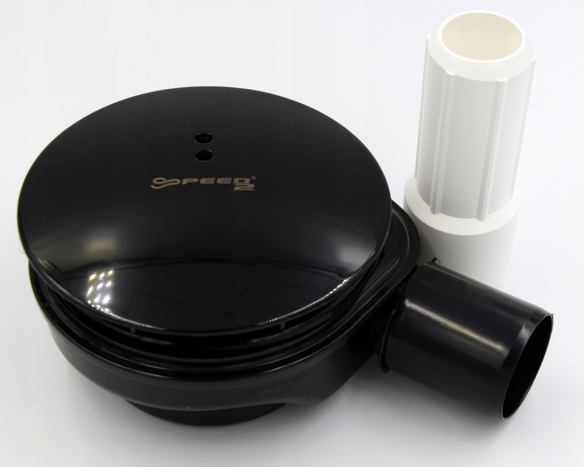 Syfon Kerra 19232 – Wydajny syfon brodzikowy czarny SPEED2