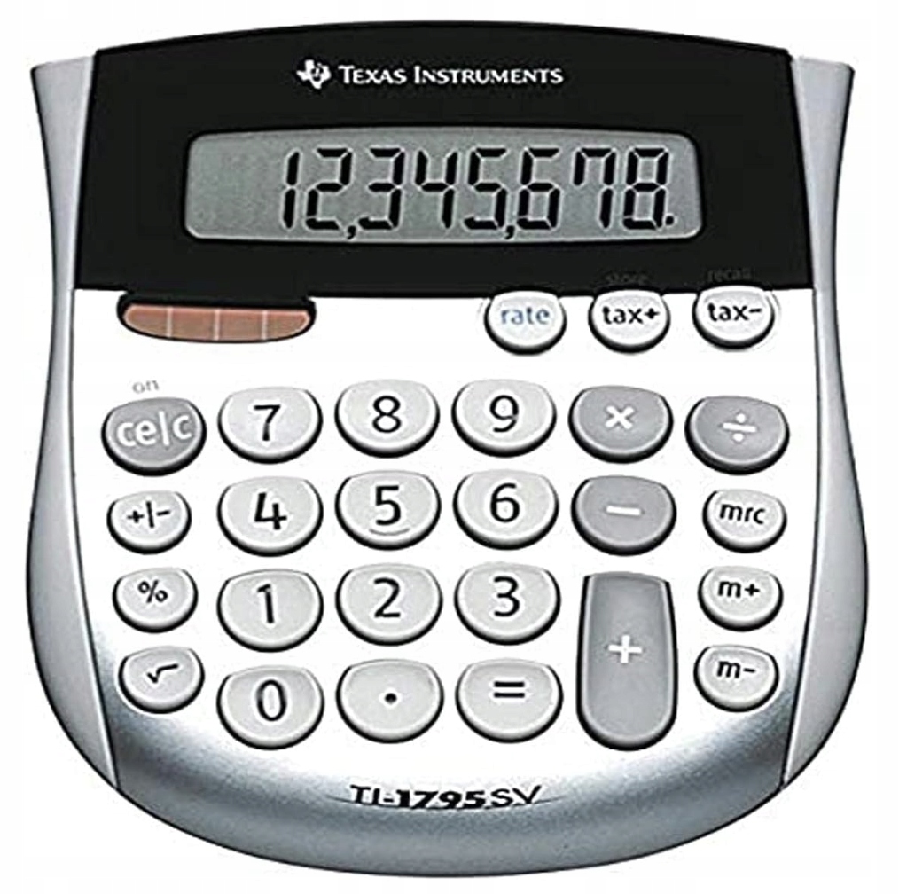Kalkulator biurowy Texas Instruments TI 1795 SV – Idealny do domu i biura