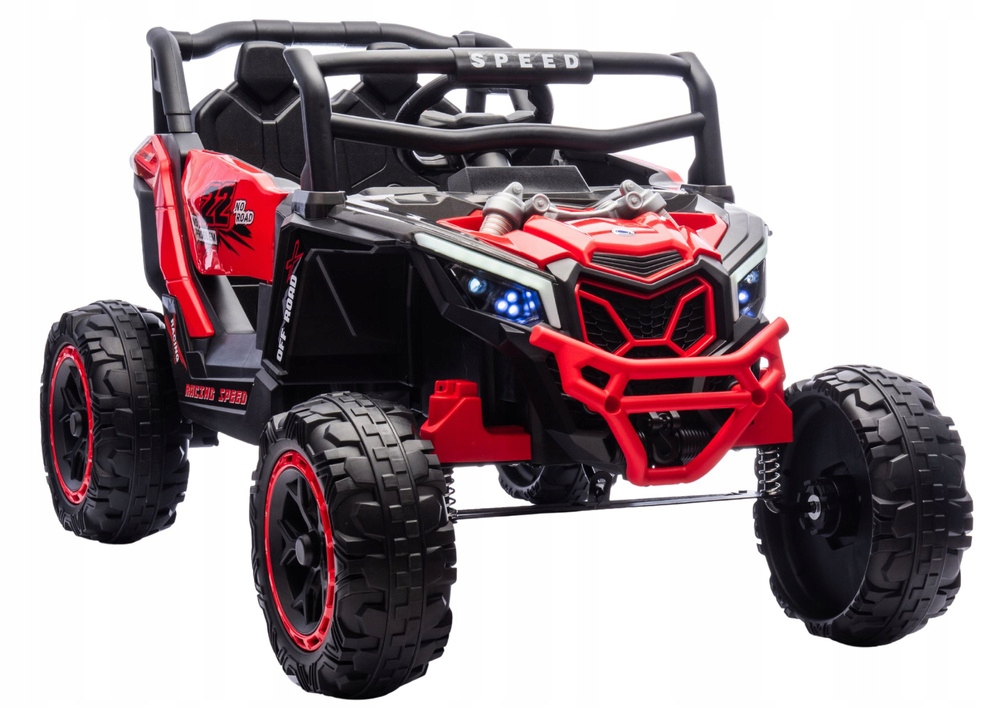 Pojazd na akumulator M2 Czerwony 4x4 – Idealna zabawa dla małych kierowców