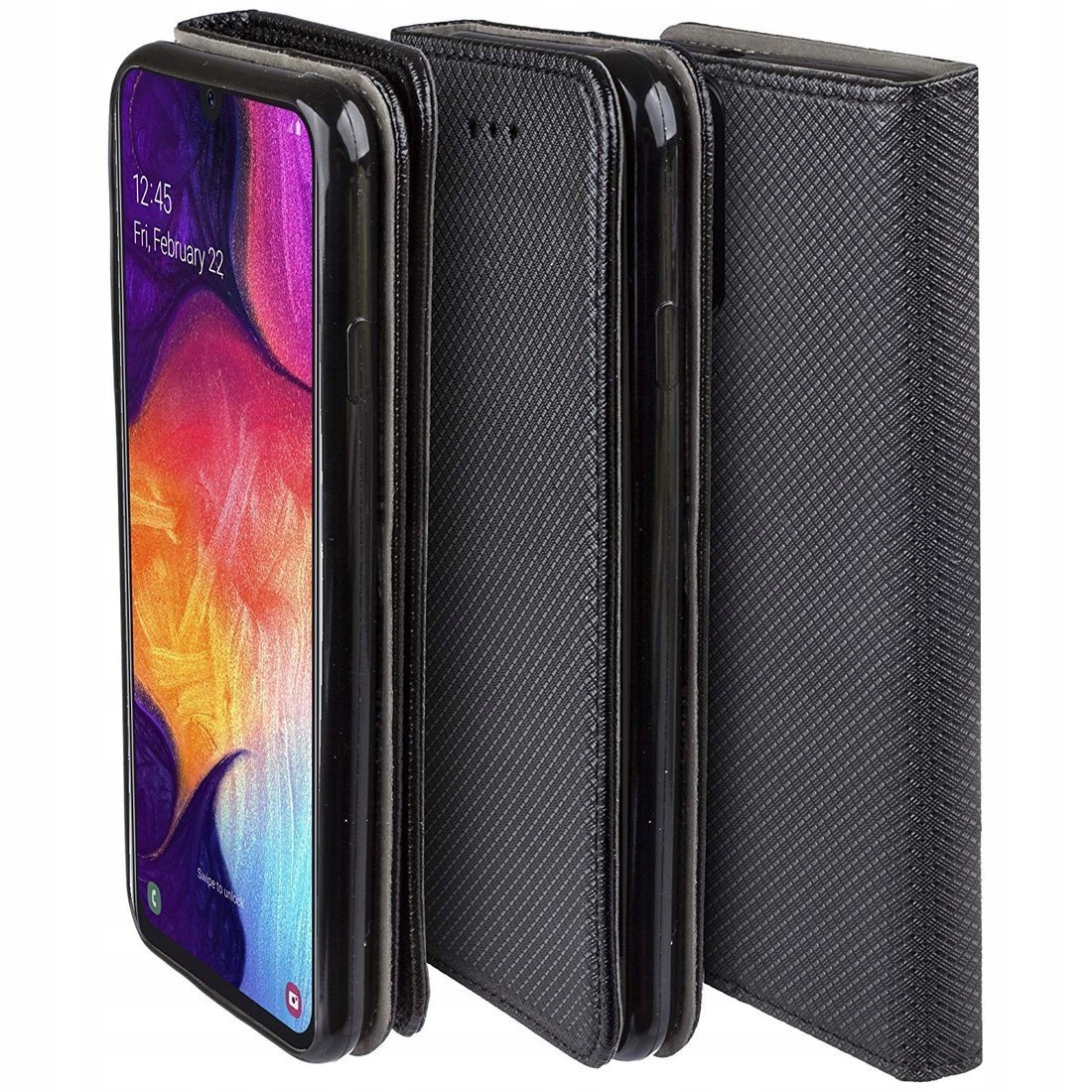 Etui do Samsung Galaxy M55 5G SMART MAGNET CASE PORTFEL + SZKŁO 9H – Ochrona i styl w jednym