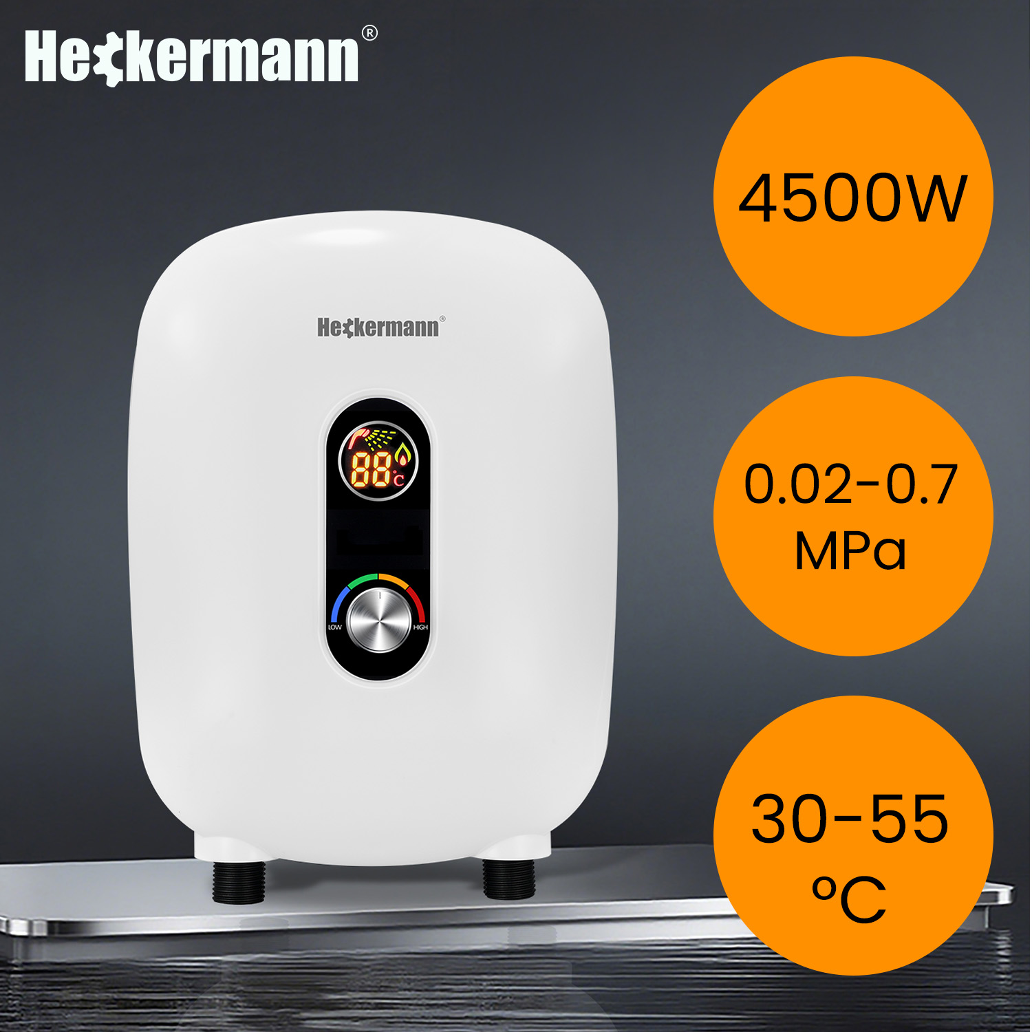 Intuicyjna obsługa z nowoczesnym wyświetlaczem LED