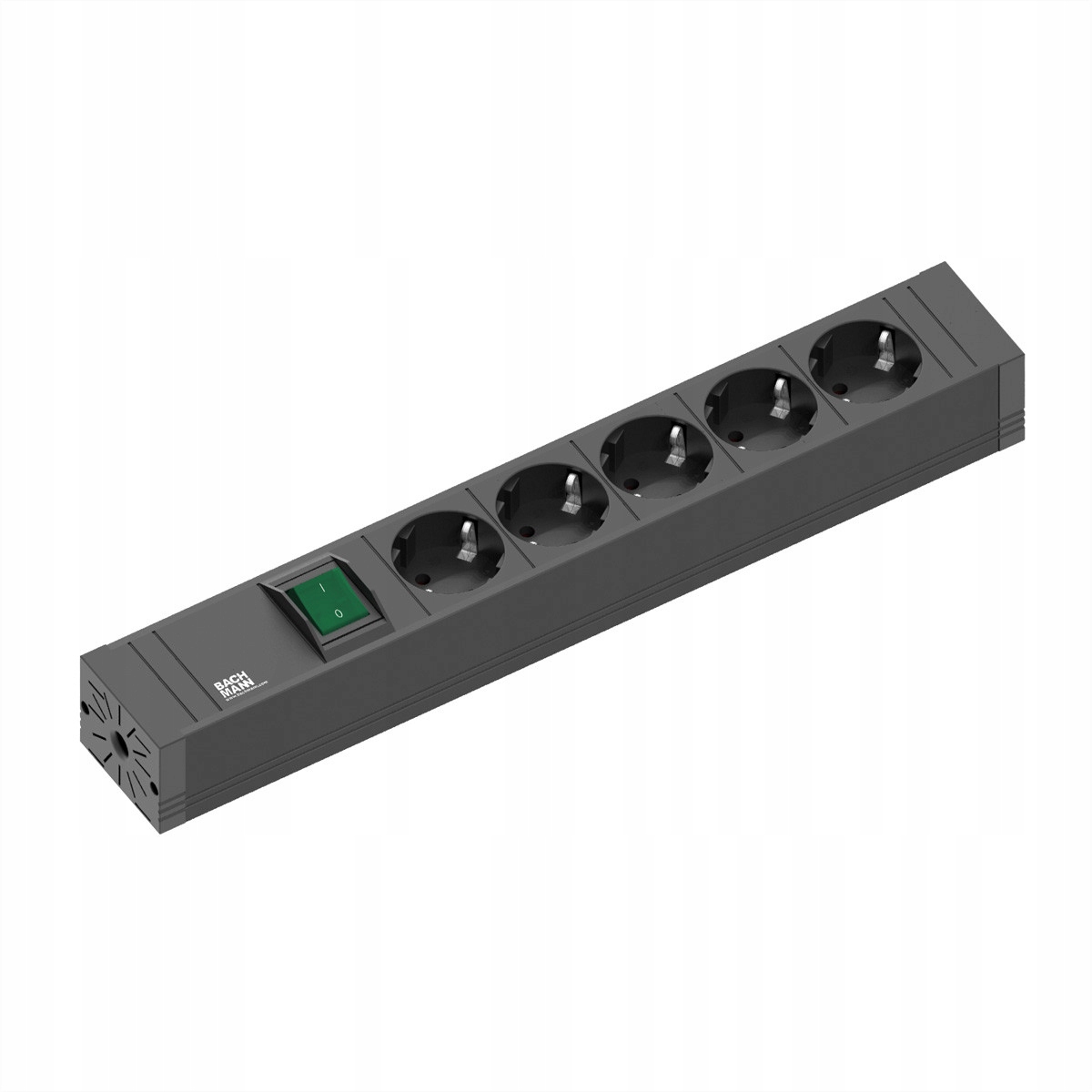 BACHMANN CONNECT LINE 5x Schuko z przełącznikiem – Idealne rozwiązanie dla Twojego biura