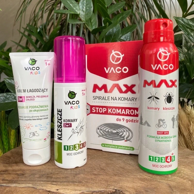 Zestaw produktów VACO – Pełna ochrona przed owadami