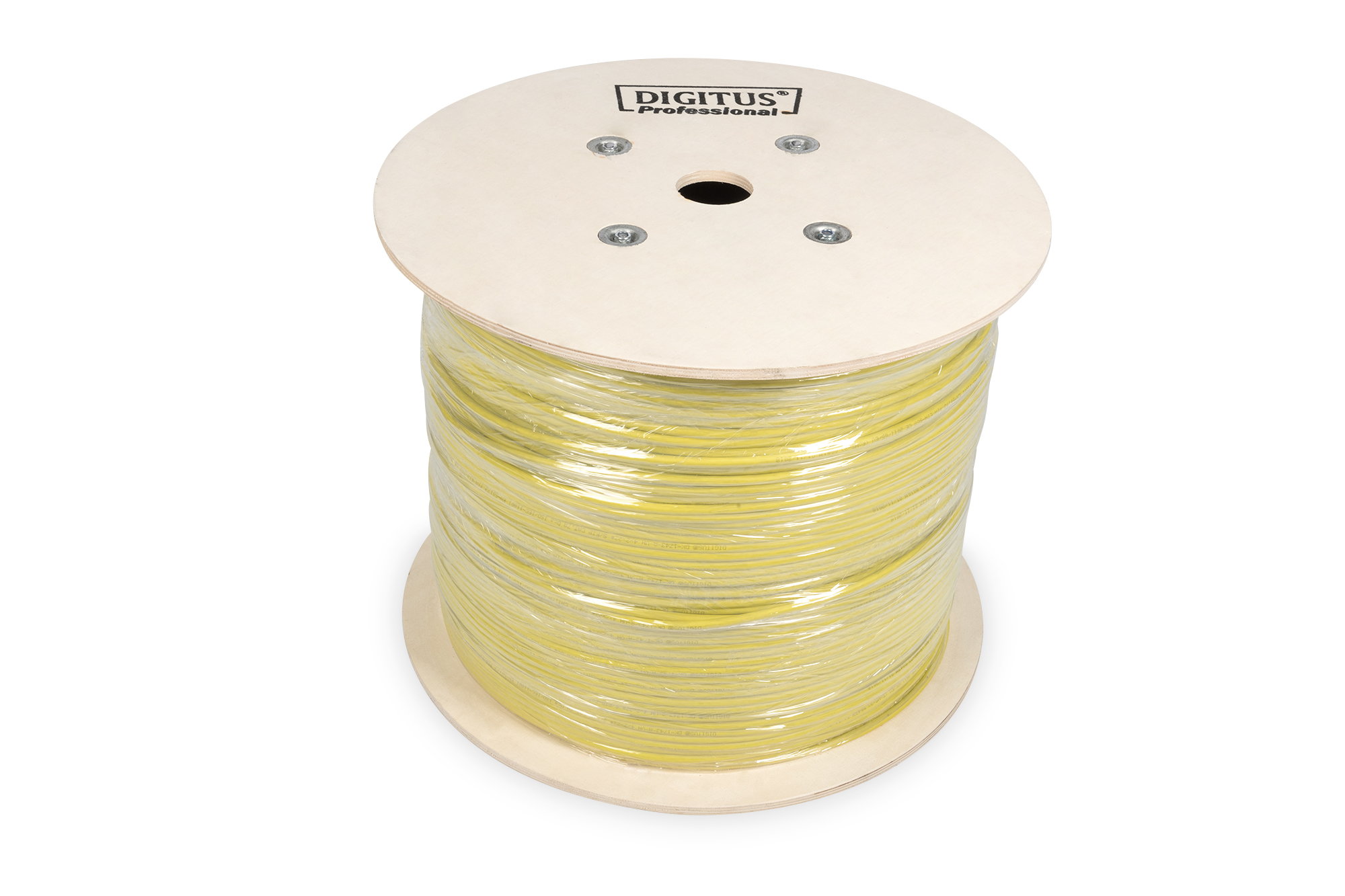 Przewód instalacyjny S-FTP, Cat7A, 1000m, żółty – Wysokowydajne okablowanie sieciowe