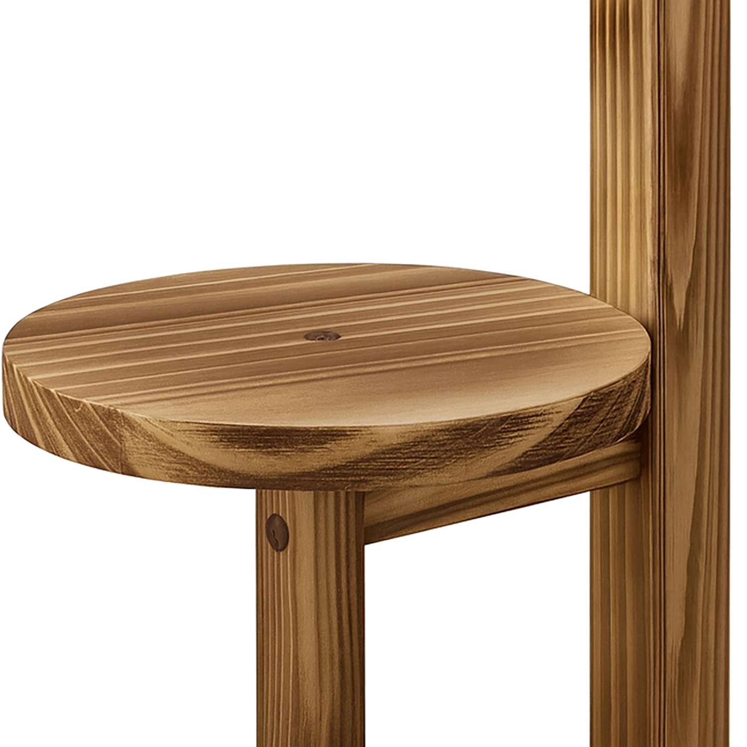 Stylowa konstrukcja z naturalnego drewna sosnowego