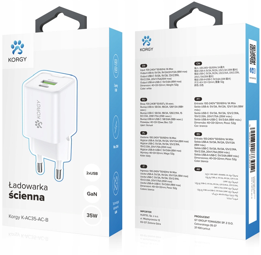 Uniwersalne napięcie 100-240V – Idealna do biura i podróży