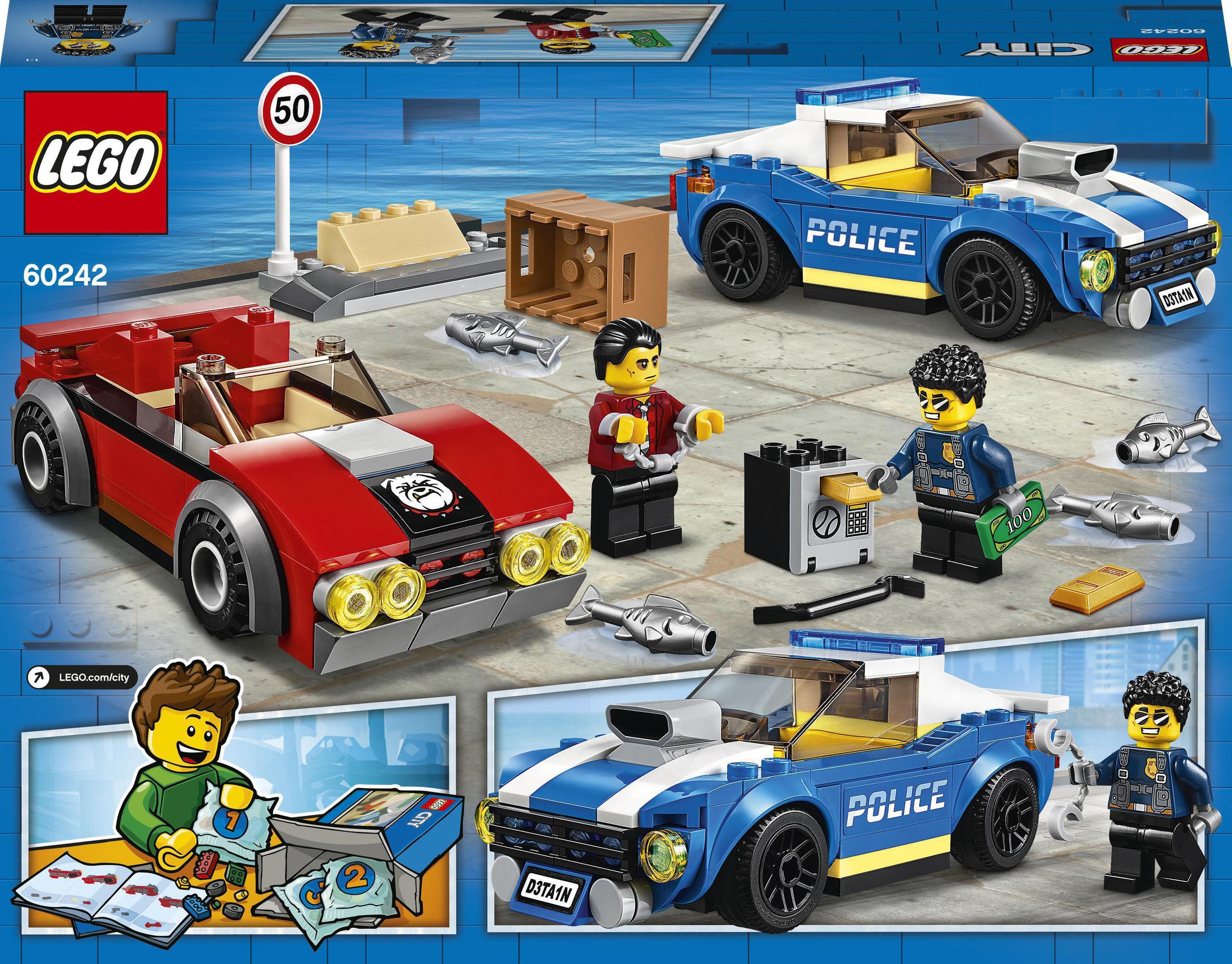 LEGO City Aresztowanie na autostradzie (60242) – Emocjonująca zabawa w pościgi