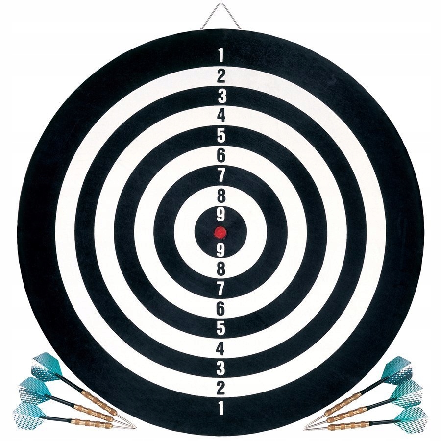 W zestawie 2 komplety rzutków