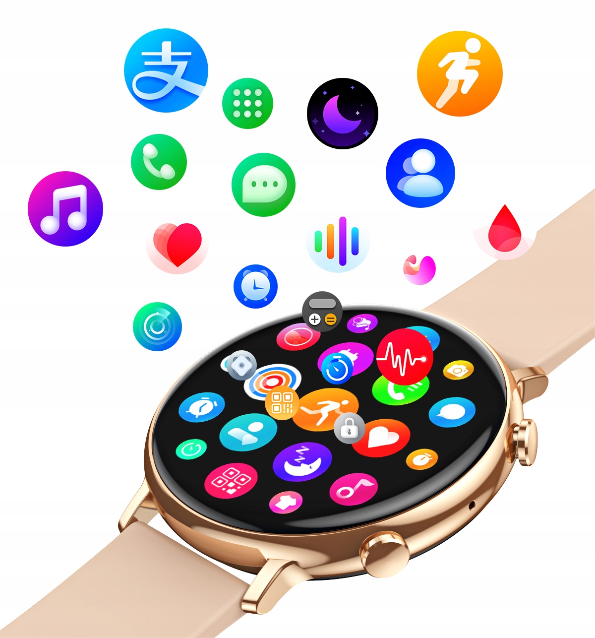 SMARTWATCH ZEGAREK DAMSKI POLSKI ROZMOWY POWIADOMIENIA SPORT ZDROWIE SMS – Twój stylowy towarzysz